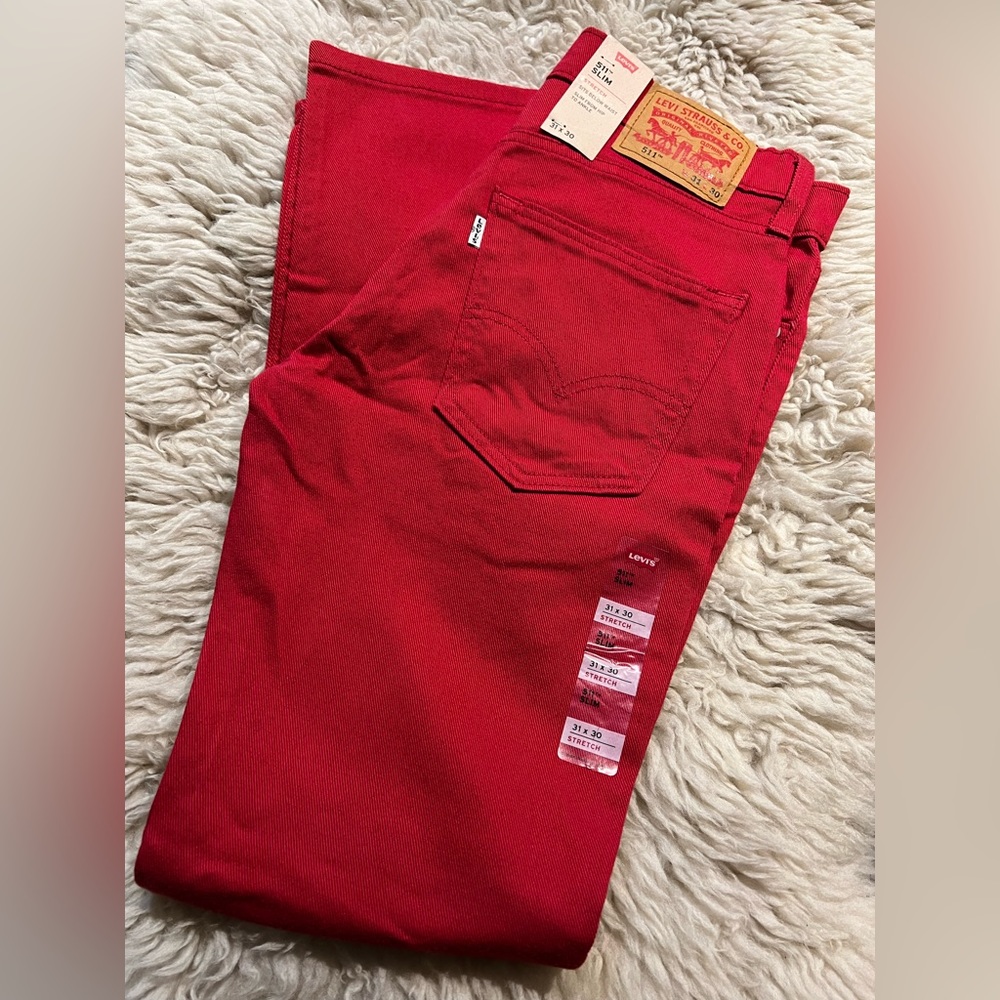 Levi’s red men jeans, Size 31x30